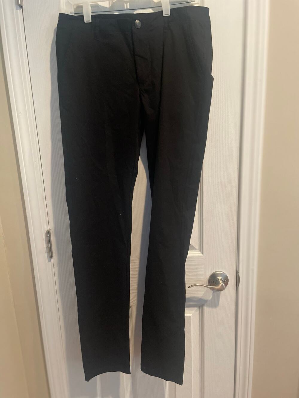 Good Man Brand's black midnight pants (House of LR&C), A49